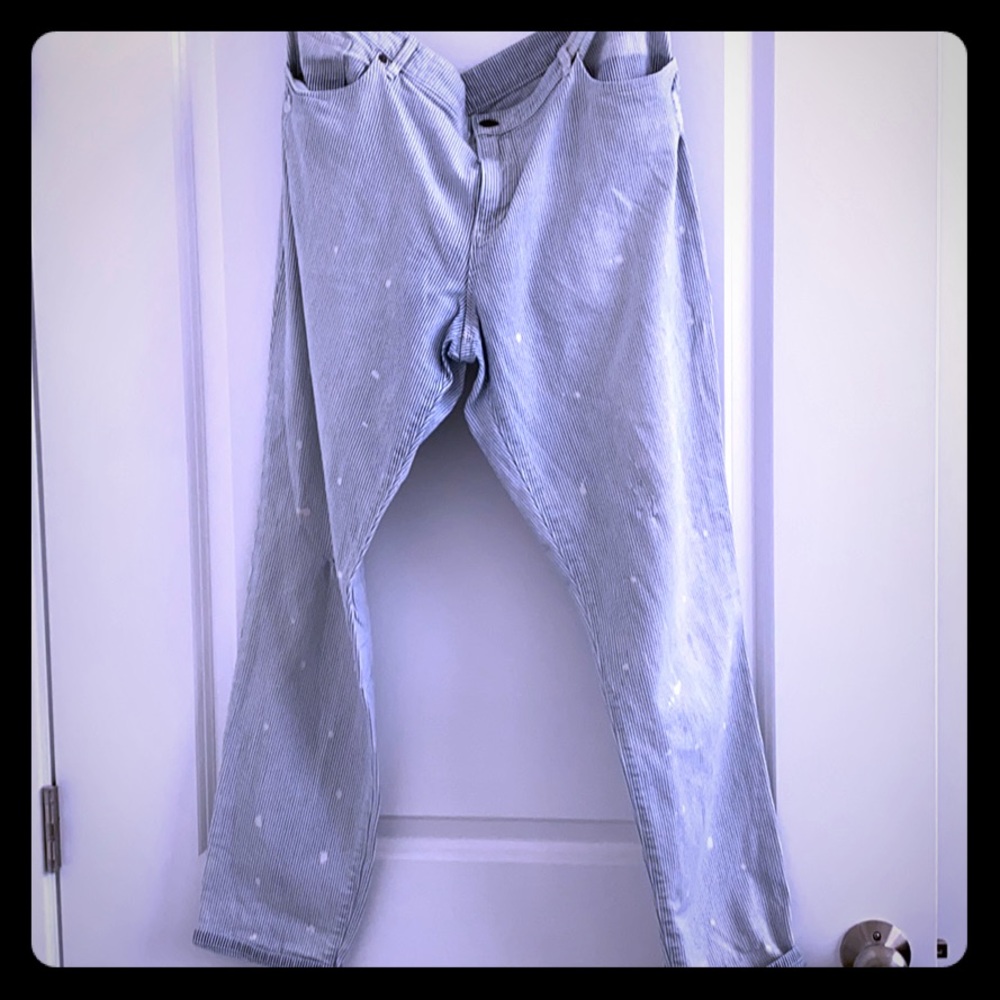 LOFT Relaxed Skinny Painter Jeans